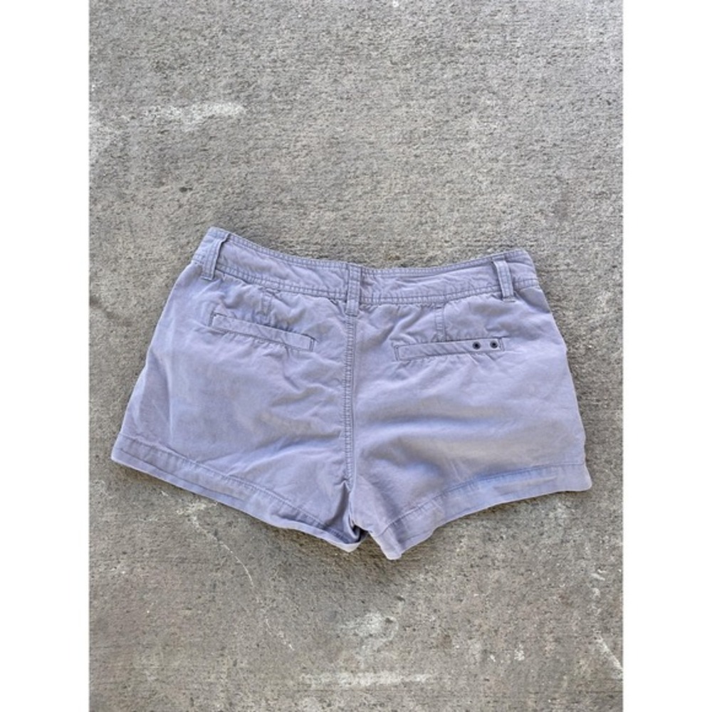 Converse Shorts Womens Me 29 Gray Chino Cotton Casual Zip Slash Pockets 4 Inseam